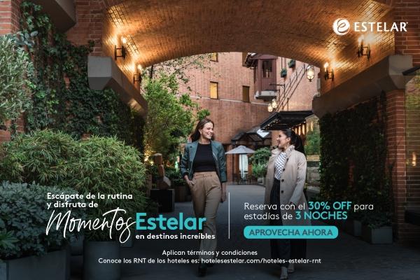 PROMO DESESTRÉSATE “30%OFF⭐ Hotel ESTELAR Calle 100 Bogotá
